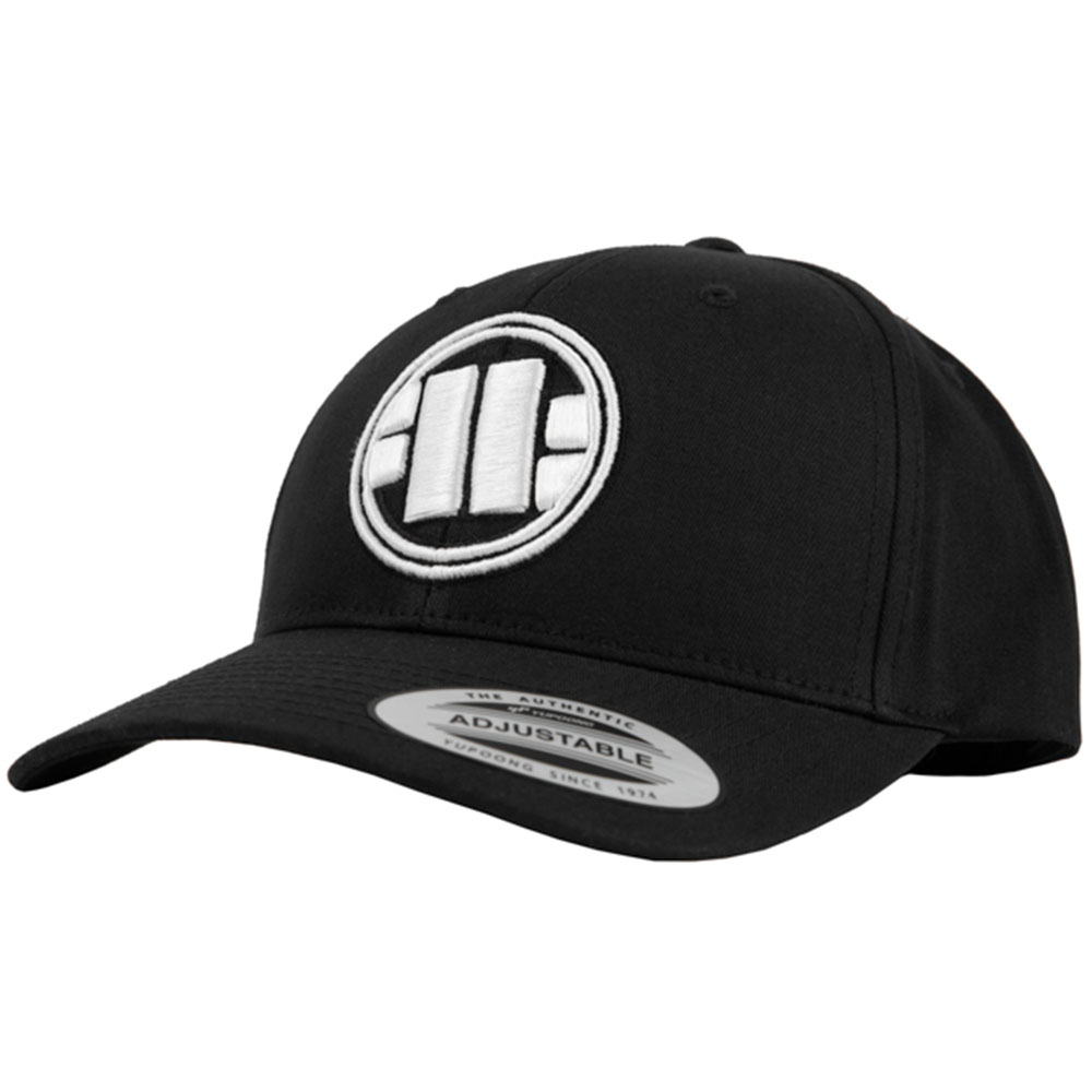 Pit Bull West Coast Snapback Cap, Classic Logo, schwarz