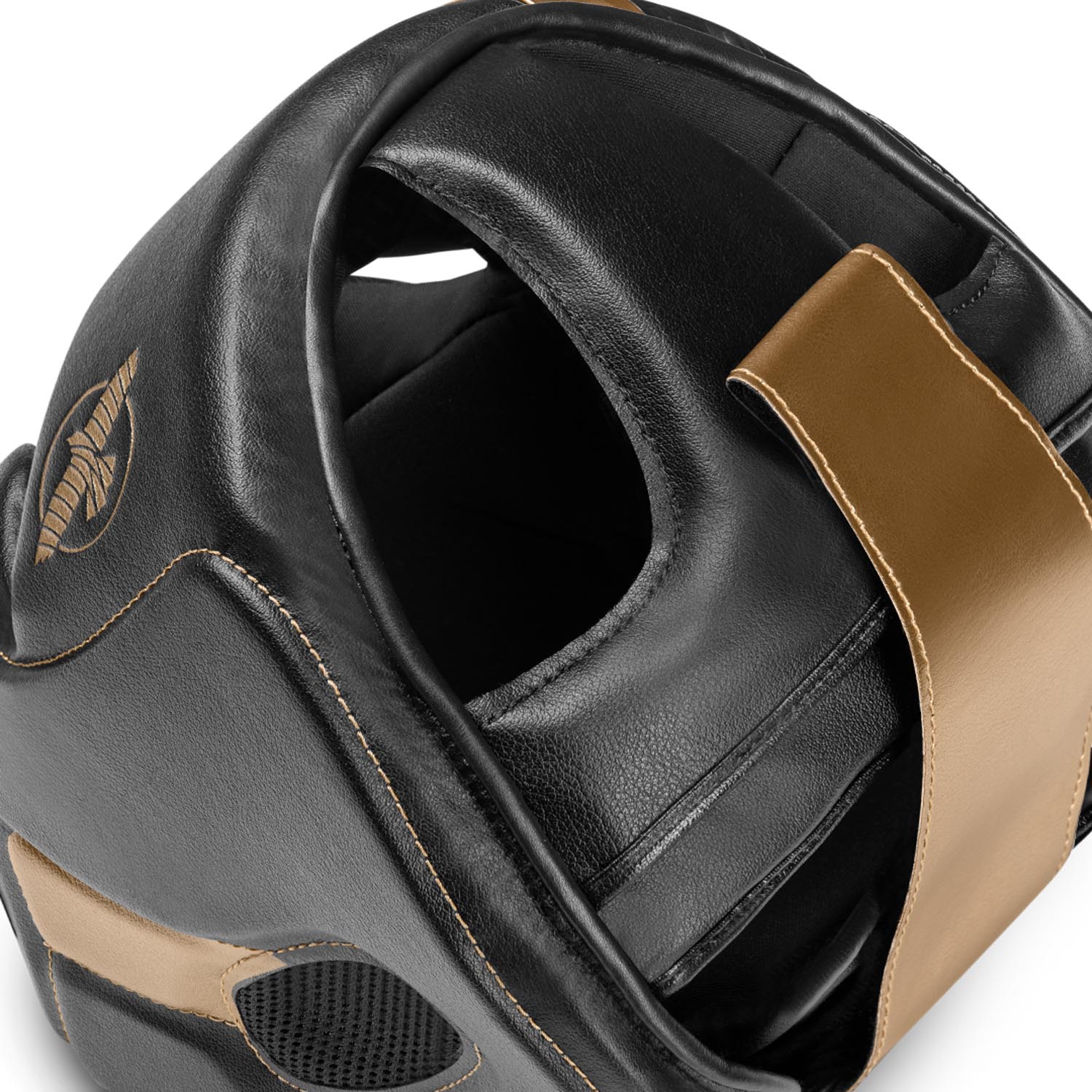 Hayabusa Head Guard, T3 Boxing, black-gold