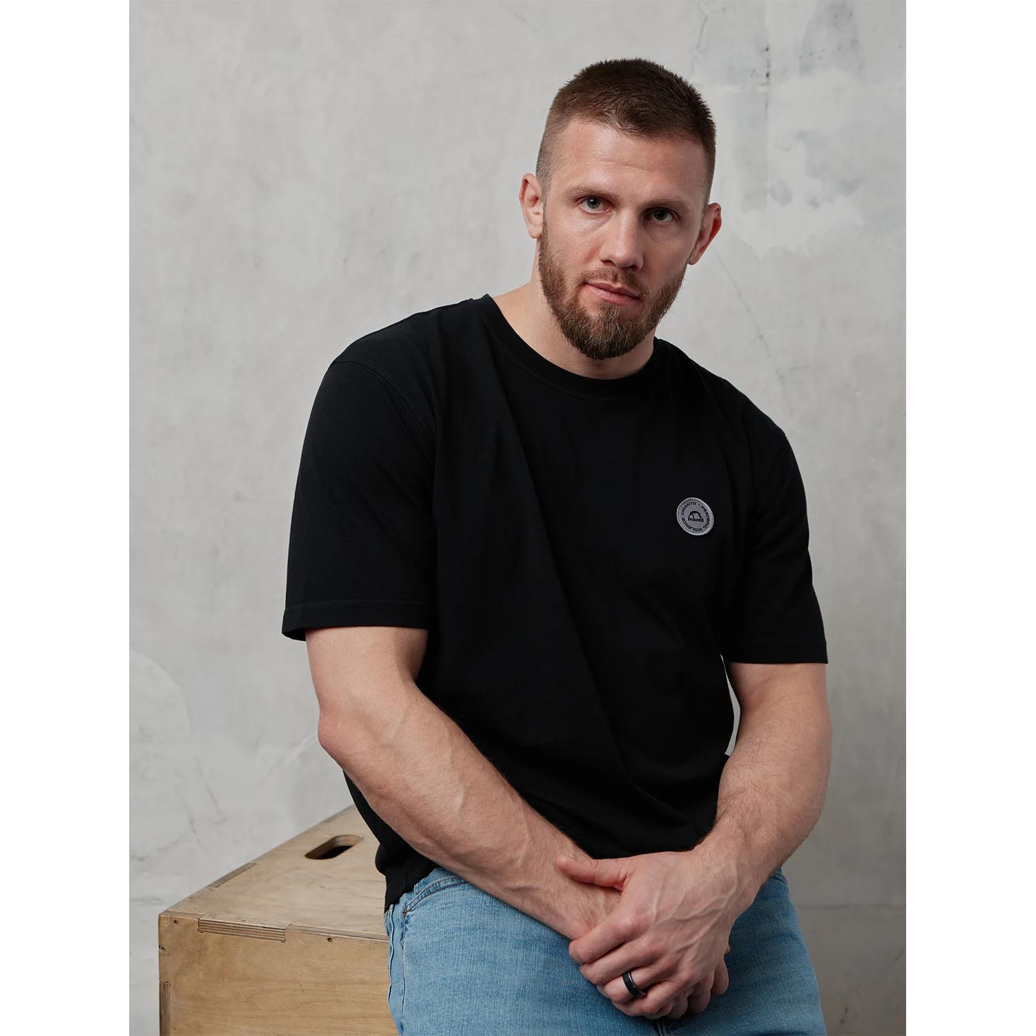 MANTO T-Shirt, Circle, black, S