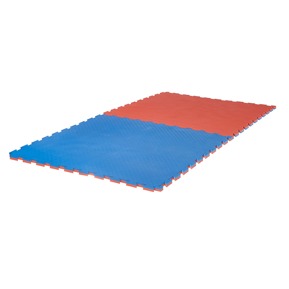 Ju-Sports Puzzle Mat, Pro Checker, red-blue, 2 cm