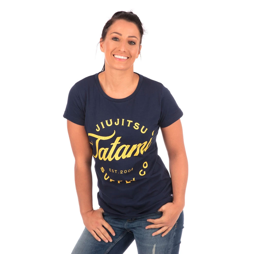 Tatami T-Shirt, Woman, Classic, Logo, navy, S