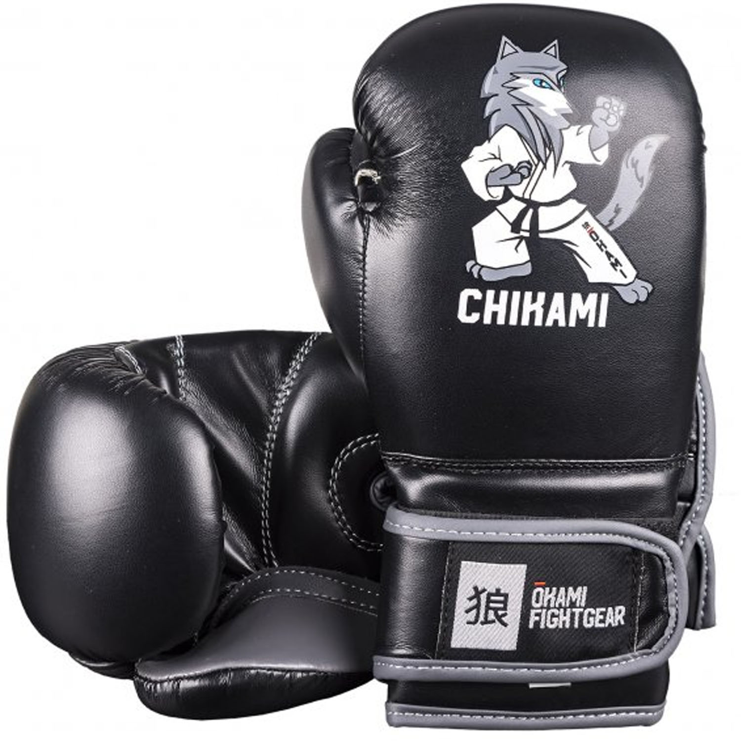 OKAMI Boxing Gloves, Kids, Chikami, black