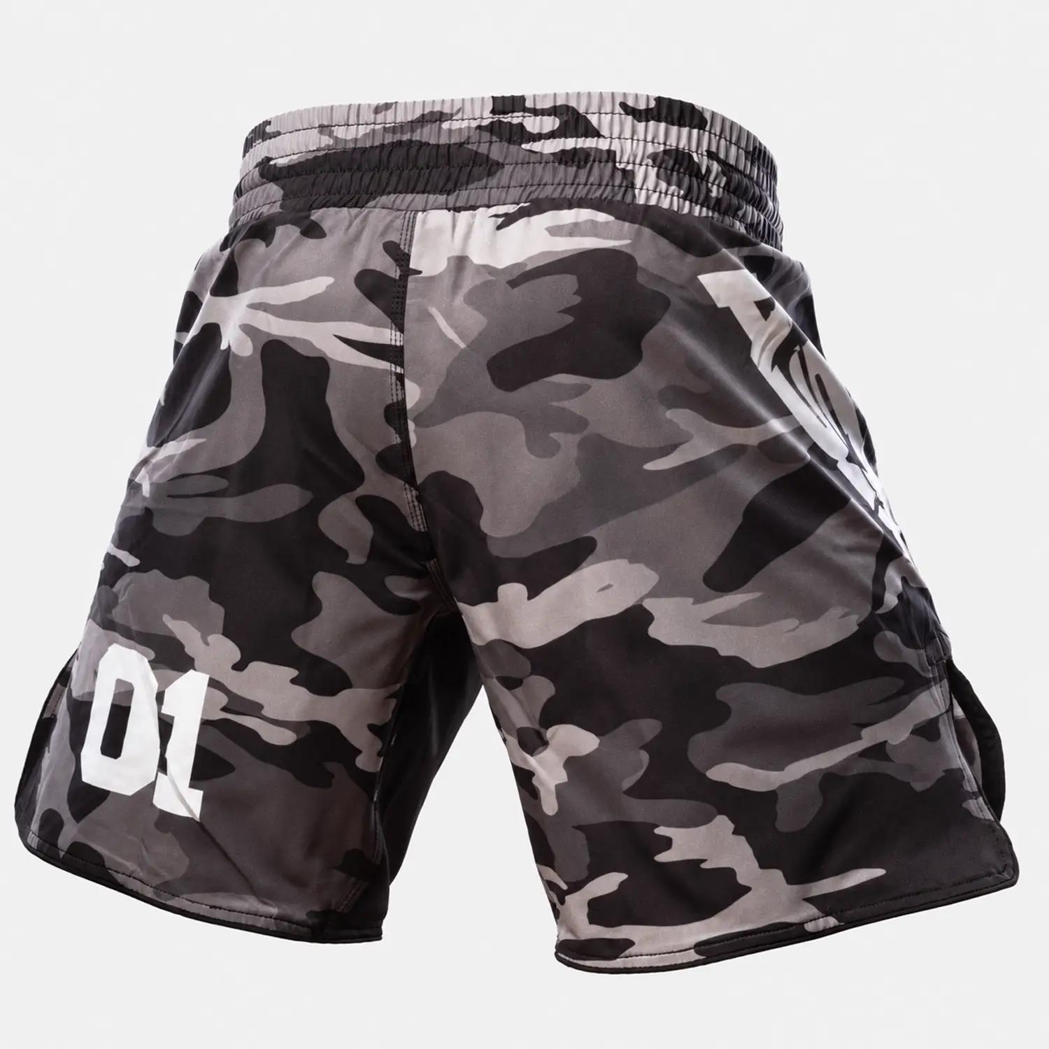 ASKARI MMA Fight Shorts, Bullet, black-camo, XXL