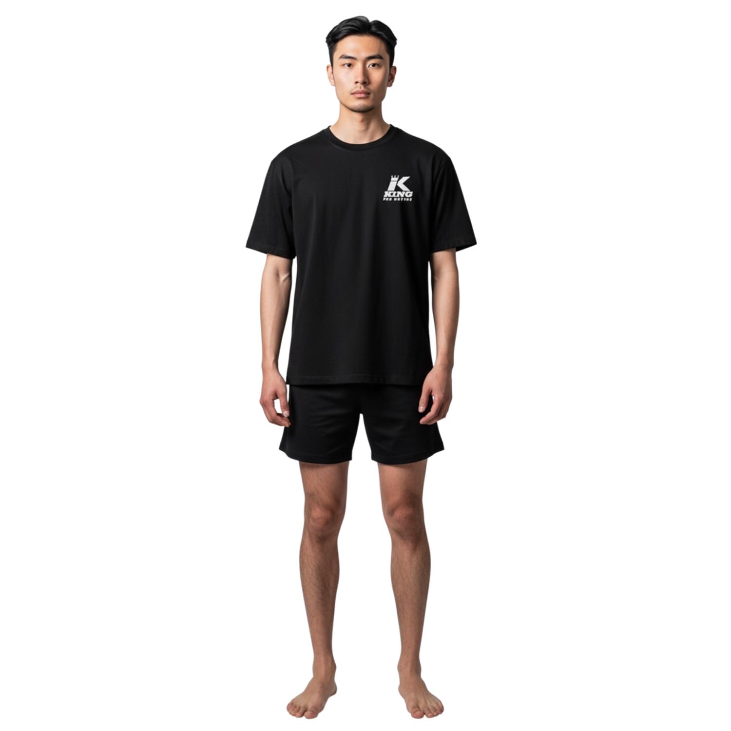 KING PRO BOXING T-Shirt, Logo, black, M