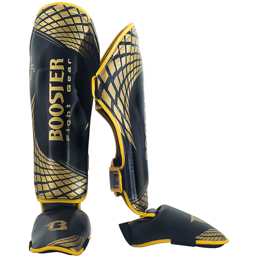 Booster Shin Guards, Cube, gold