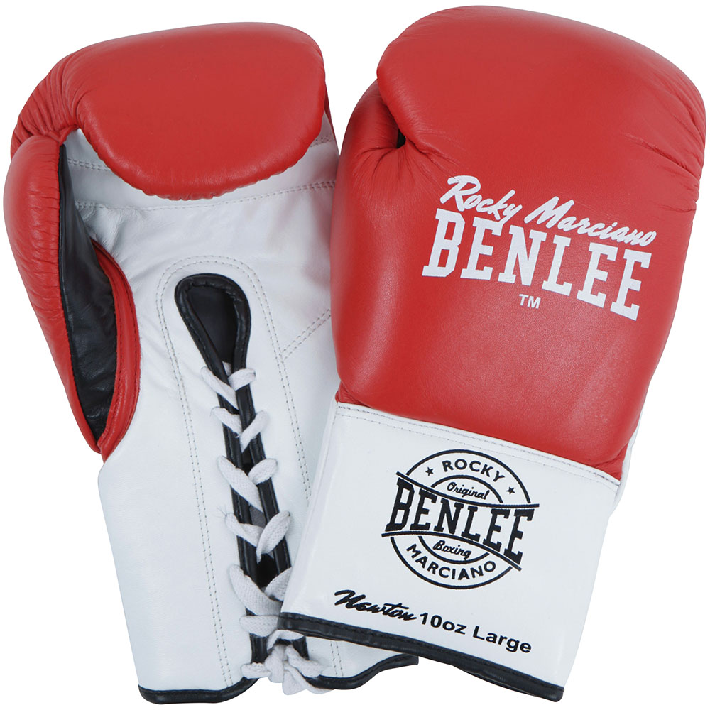 BENLEE Competition Boxing Gloves, Newton, red, 10 Oz