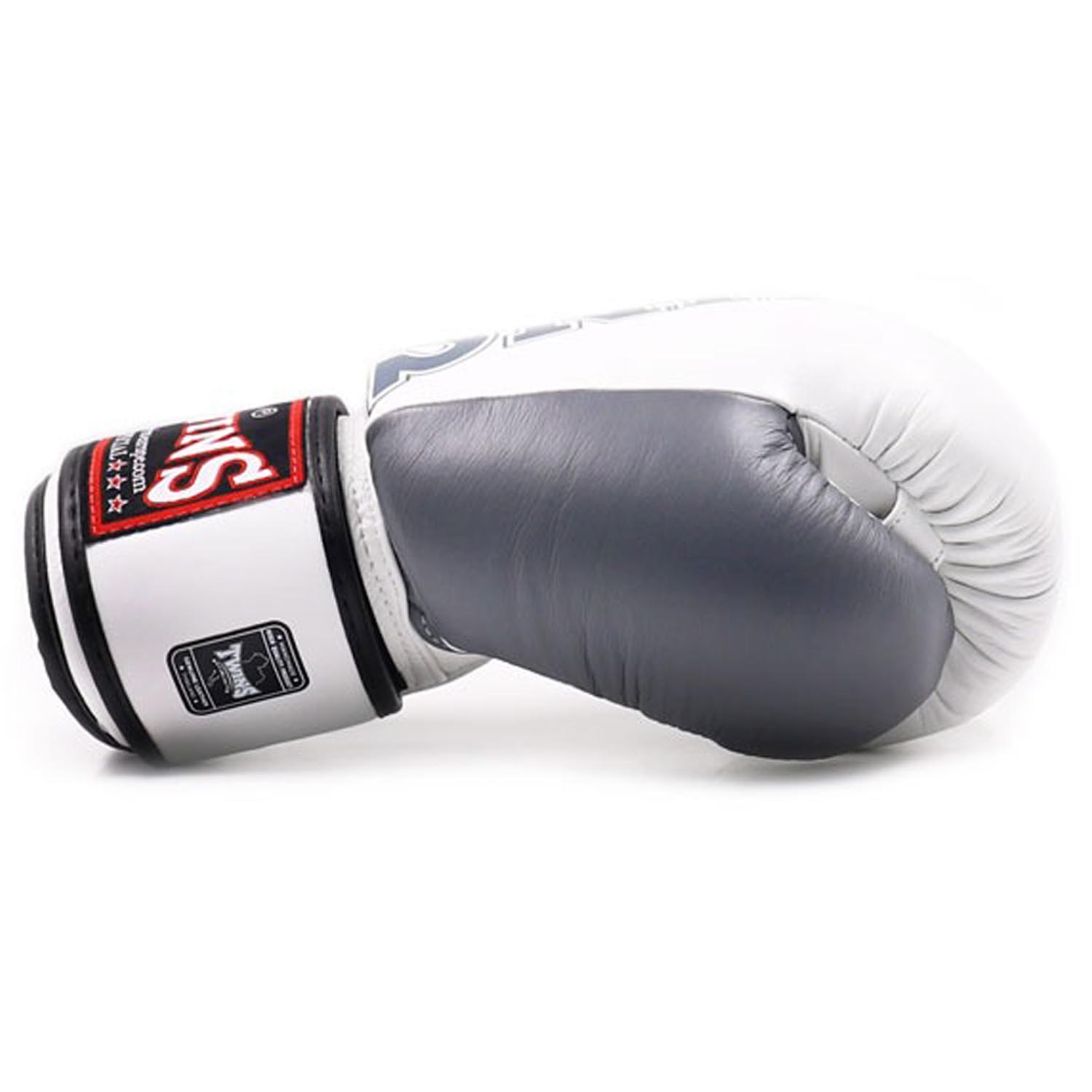 TWINS Special Boxing Gloves, BGVL-8, white-grey, 16 Oz