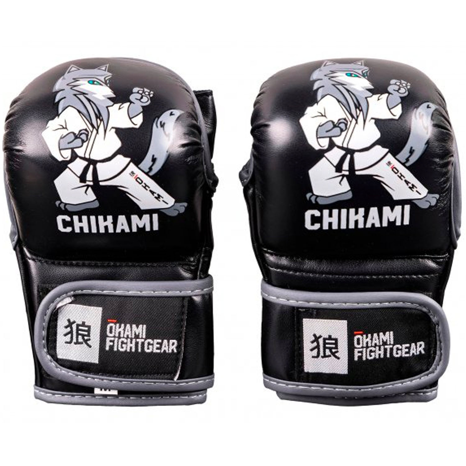 OKAMI Self Defense Gloves, Kinder, Chikami, schwarz