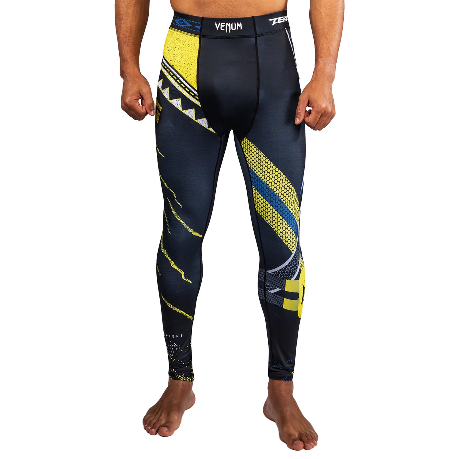 VENUM Compression Pants, Tekken 8, King, black-yellow, M