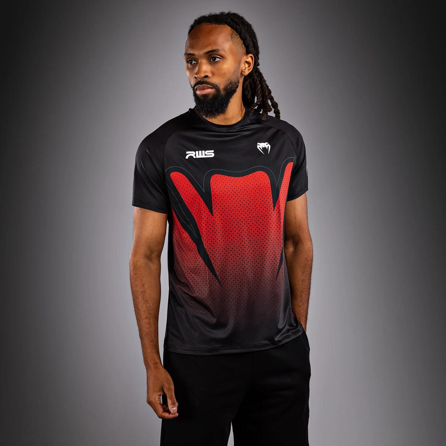 VENUM Dry Tech T-Shirt, RWS 2.0, black-red, XXL