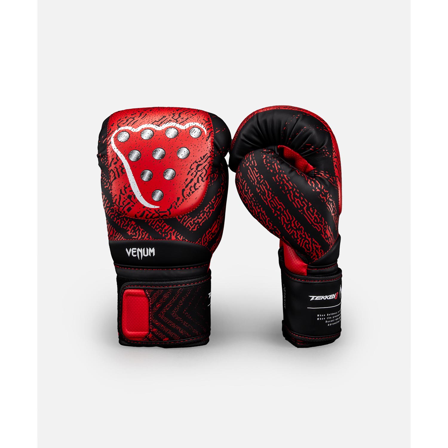 VENUM Boxing Gloves, Tekken 8, Kazuya, red-black, 16 Oz
