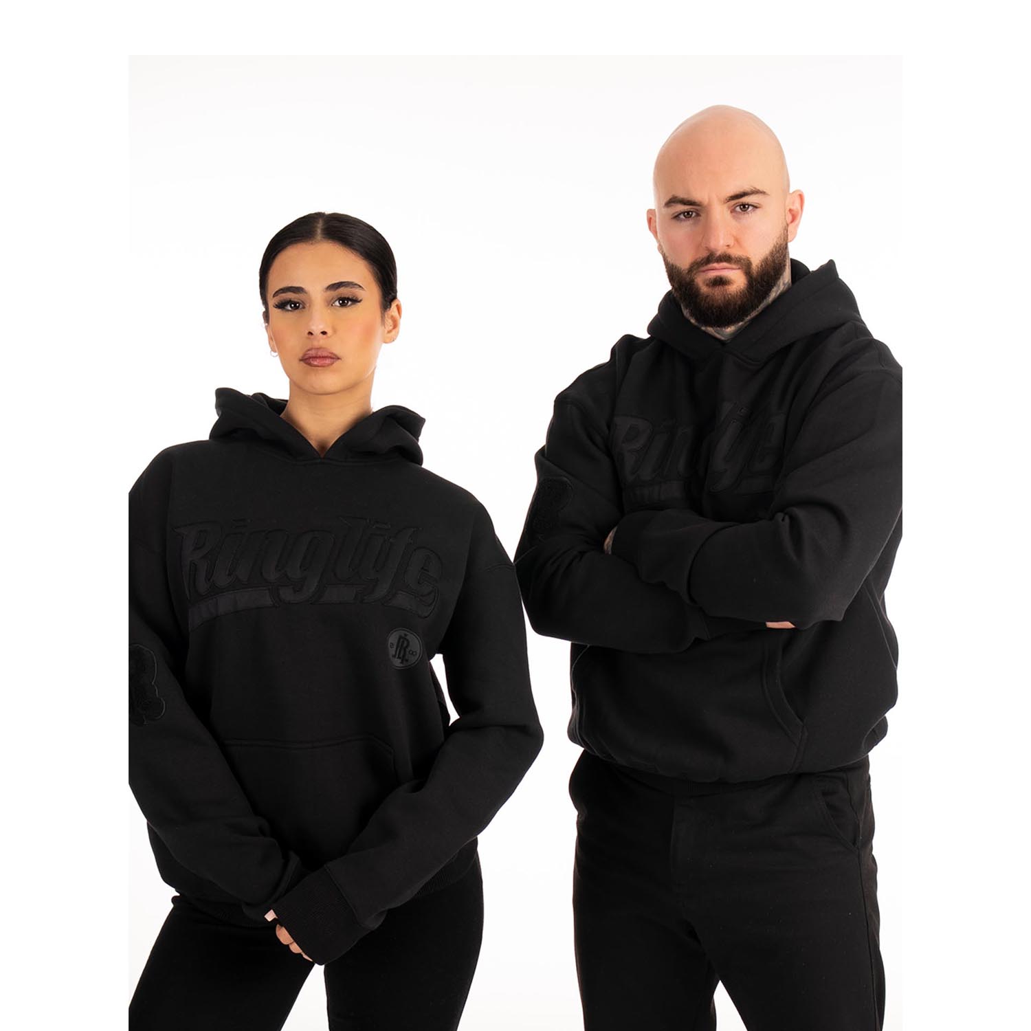 RINGLIFE Hoodie, College, black-black, XXL