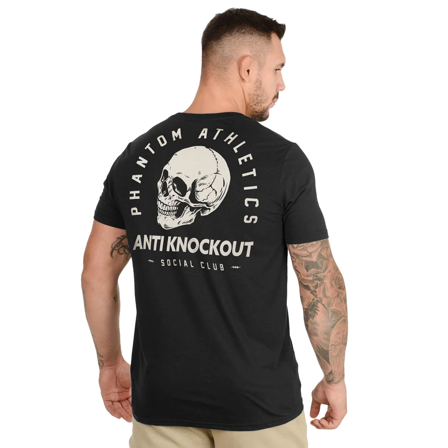 Phantom Athletics T-Shirt, Anti Knockout Club, black