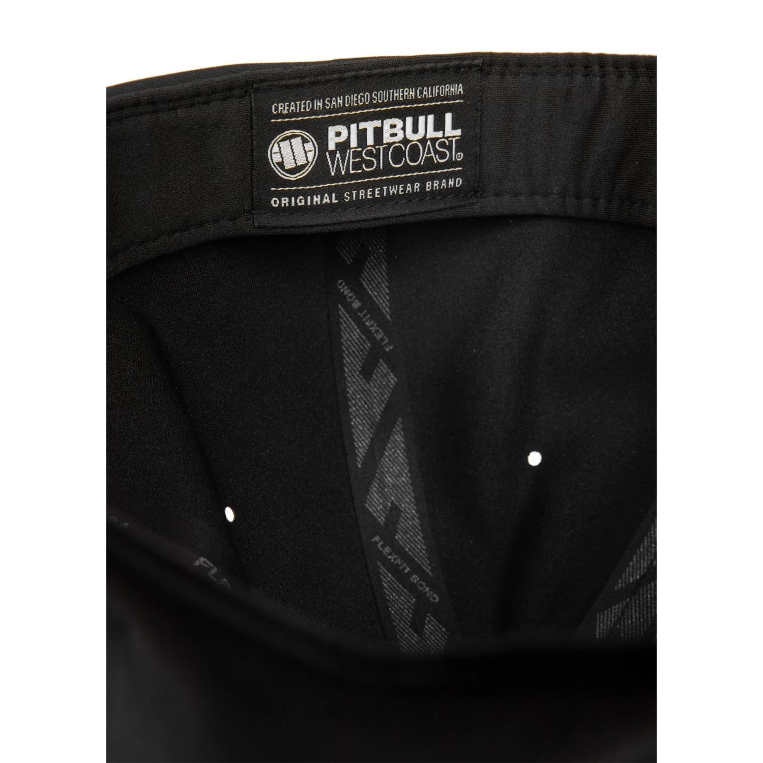 Pit Bull West Coast Cap, Stretch Fitted Hilltop, black, L/XL