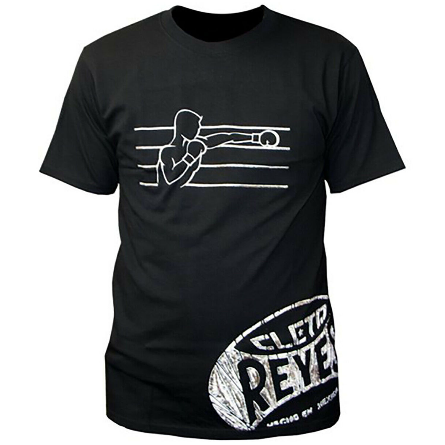 Cleto Reyes T-Shirt, Fighter Logo, schwarz