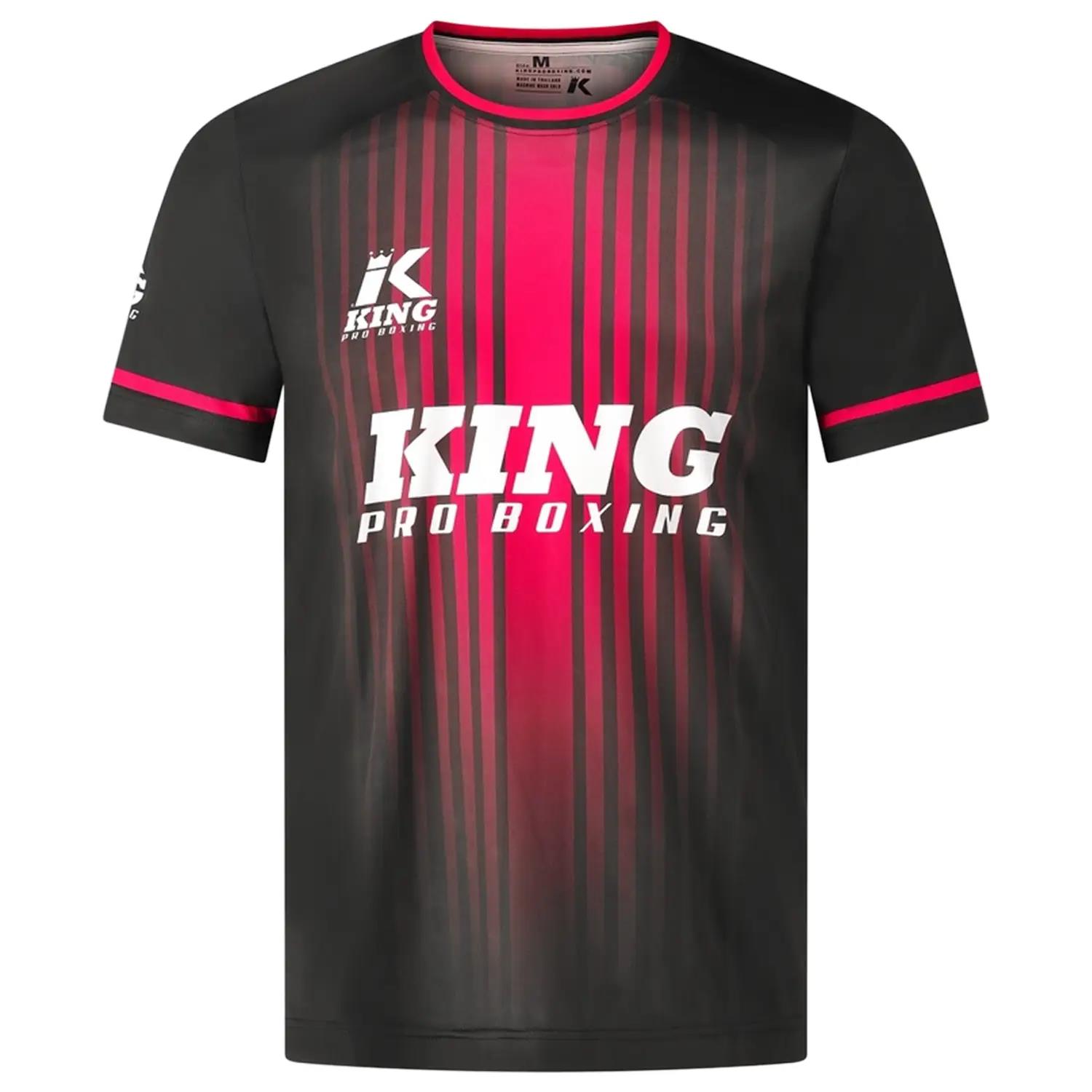 KING PRO BOXING Functional T-Shirt, Bloodline 1, black-red, XL