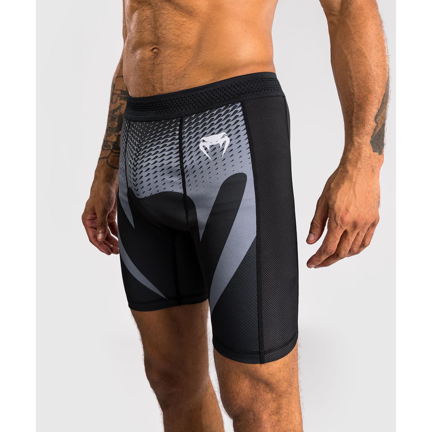 VENUM Compression Shorts, No Gi, black-silver, L