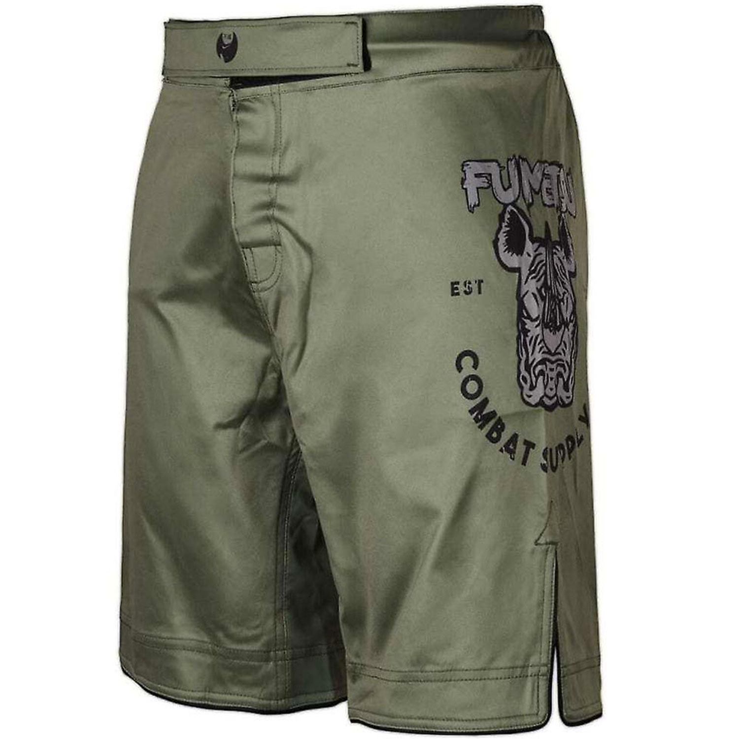 Fumetsu MMA Fight Shorts, Rampage Supply, khaki