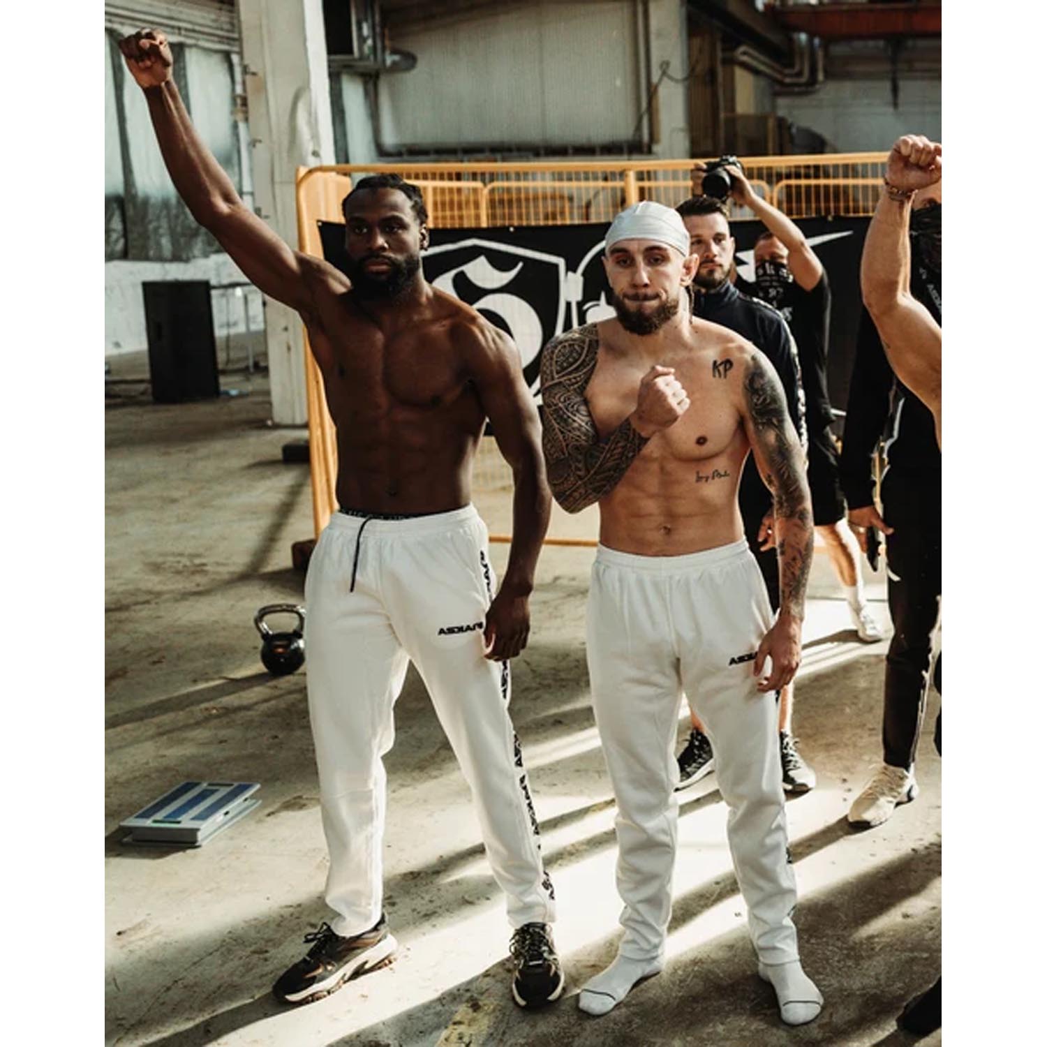 ASKARI Tracksuit, Ragnar, white-black, XXL