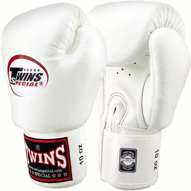 TWINS Special Boxhandschuhe, Leder, BGVL-3, weiß