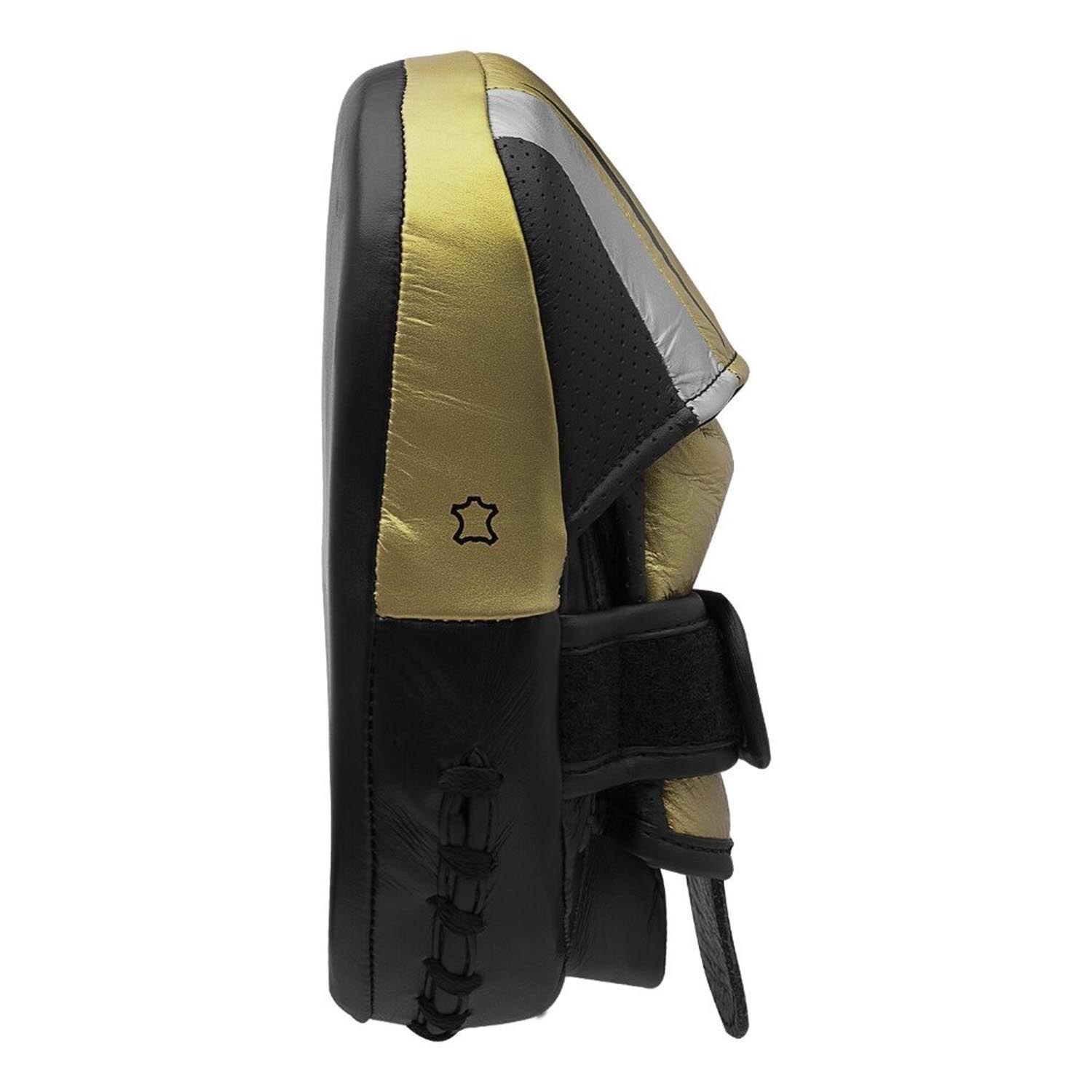 adidas Focus Mitts, Speed 550 Micro Air, black-gold-silver