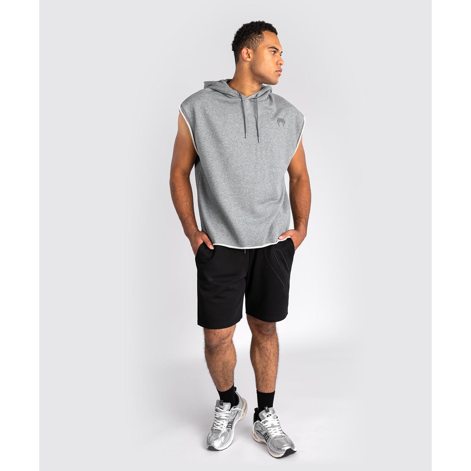 VENUM Sleeveless Hoody, Divide, grey, M