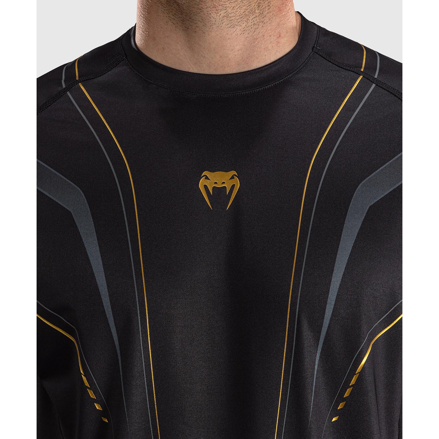 VENUM Dry Tech T-Shirt, Streamline, black-gold, XXL
