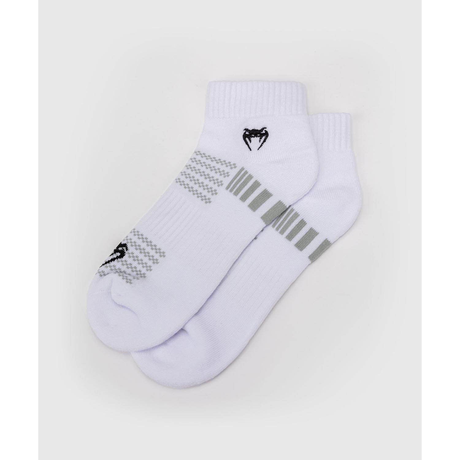 VENUM Socks, Vector Ankle 3er-Pack, white-grey, S