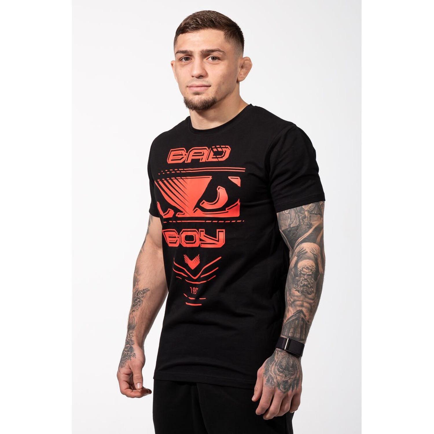 Bad Boy T-Shirt, Fight, black-red, XXL