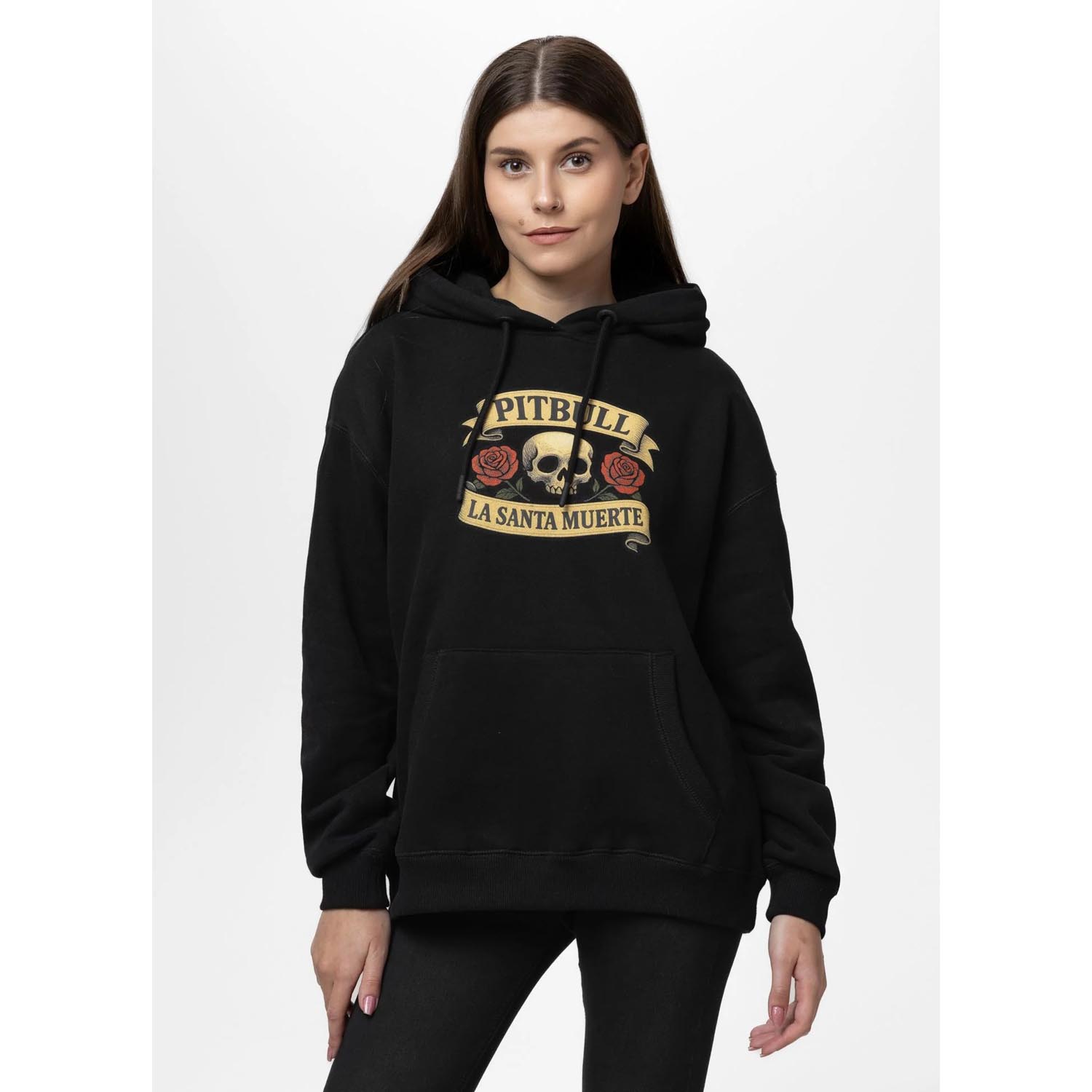 Pit Bull West Coast Hoody, Women, La Santa Muerte, black, XL