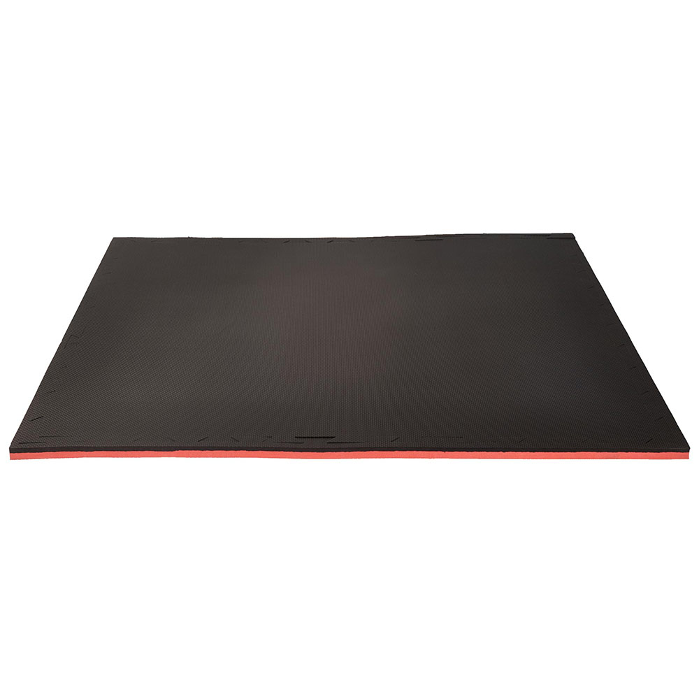 Ju-Sports Pzl-Mat, Pro Grappling Cross, black-red, 2 cm