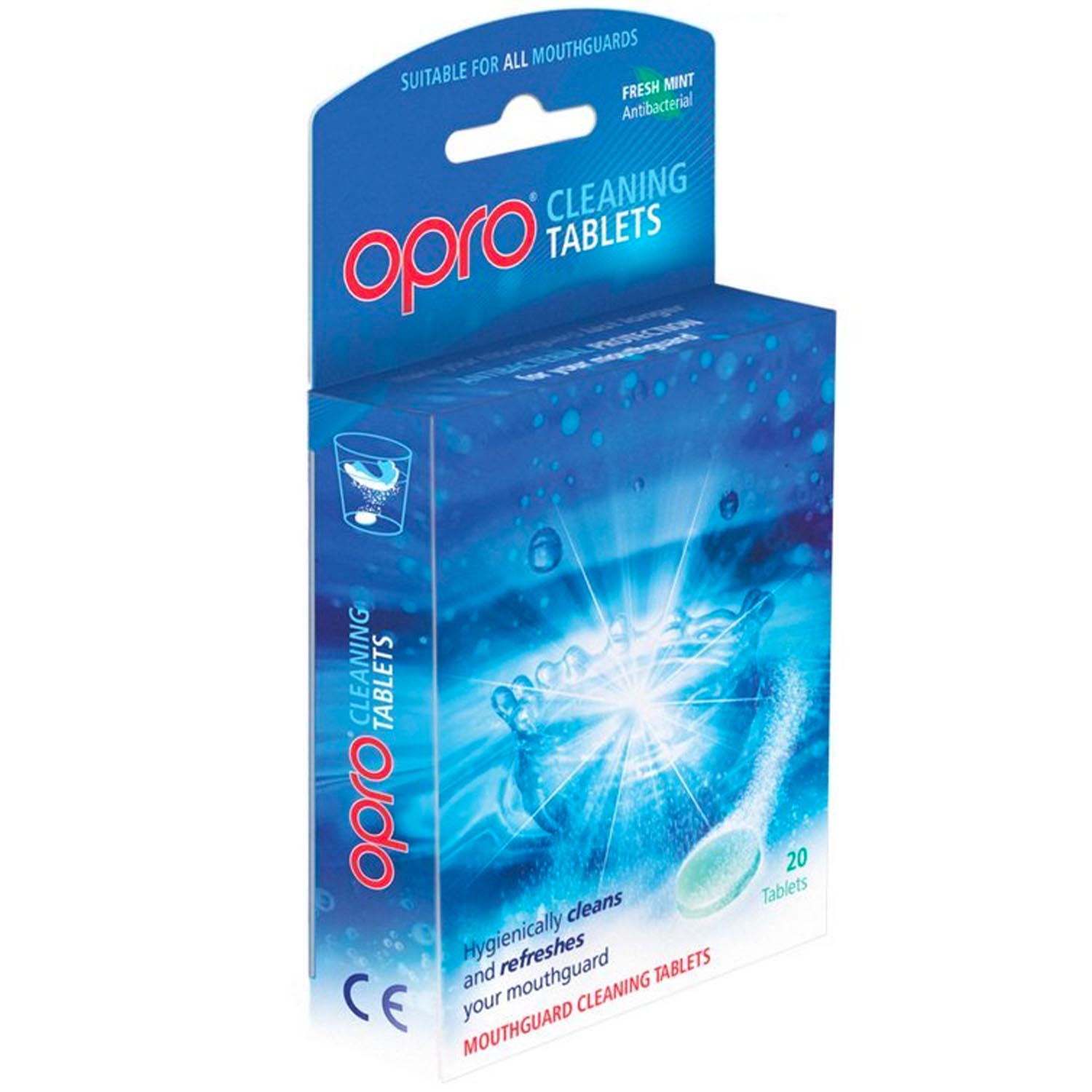 OPRO Cleaning Tablets, For Mouth Guard, 20 Stk, fresh-mint