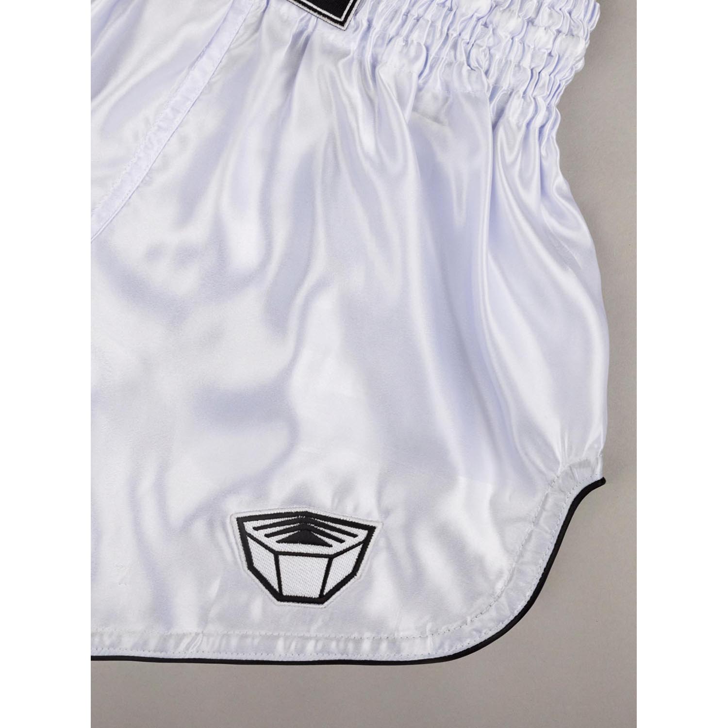 RINGLIFE Muay Thai Shorts, Core, white, S