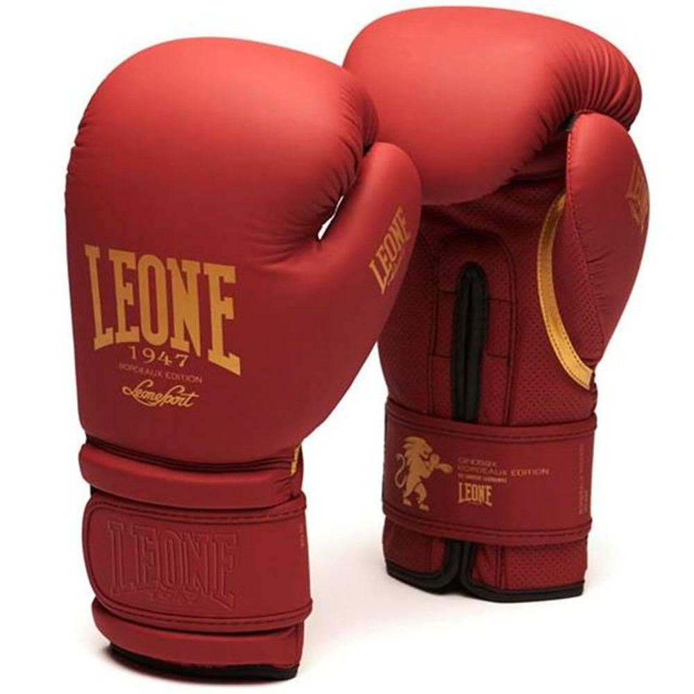 LEONE Boxhandschuhe, Bordeaux Edition, rot