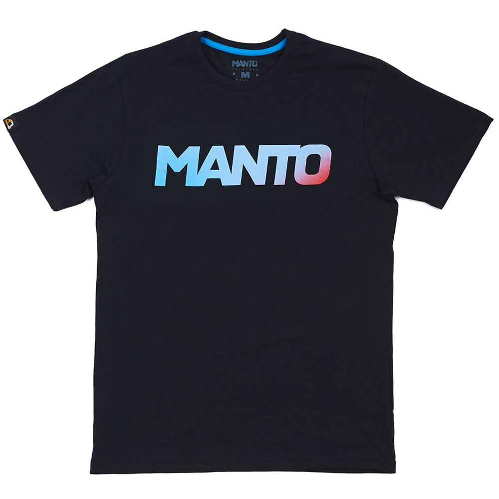 MANTO T-Shirt, Logotype Miami, schwarz