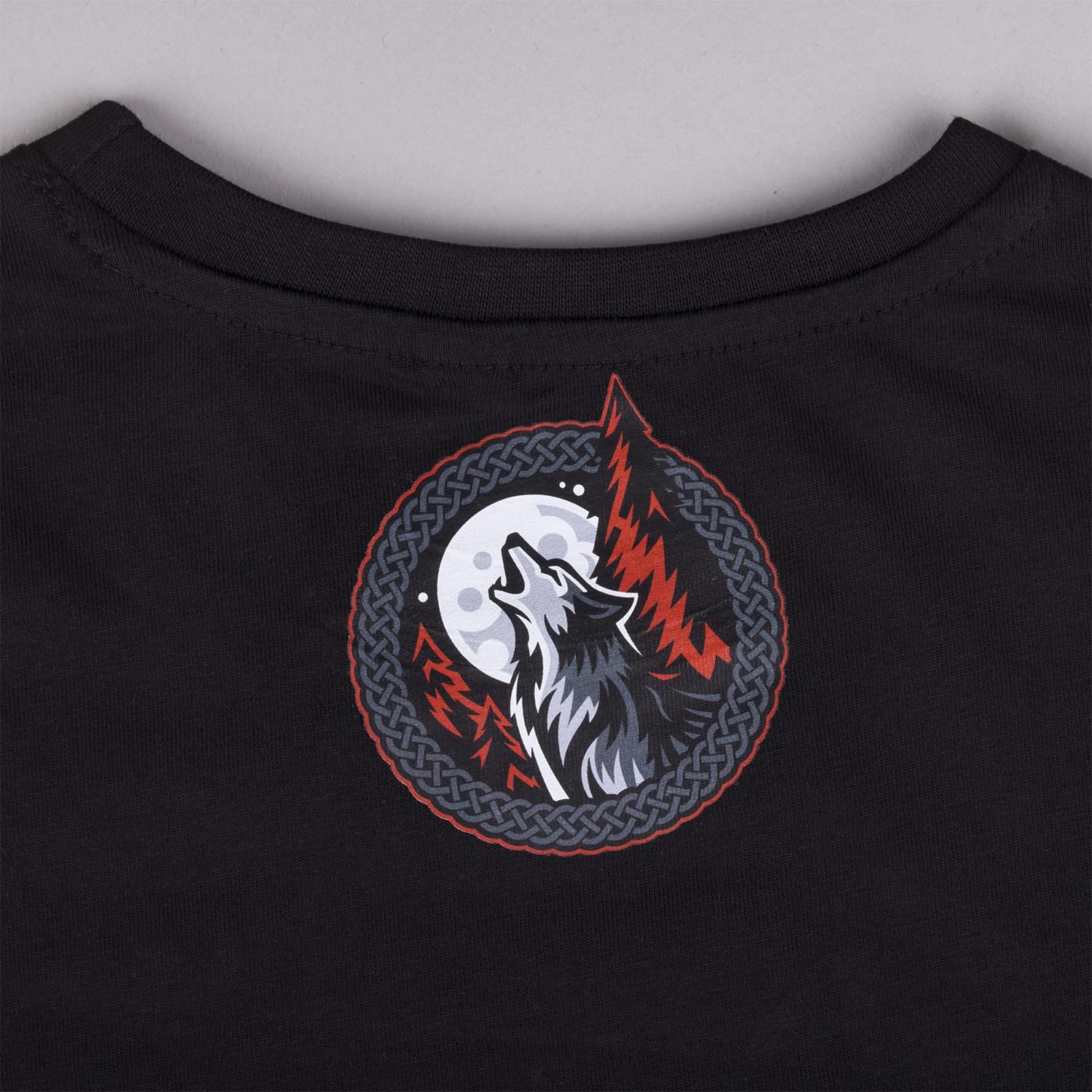 8 WEAPONS T-Shirt, Kids, Beastial Wolf, black-red, 158