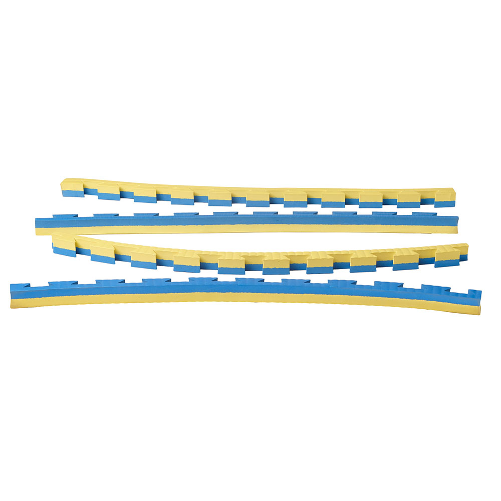 Ju-Sports Puzzle Mat, Pro Tatami, blue-yellow, 2 cm
