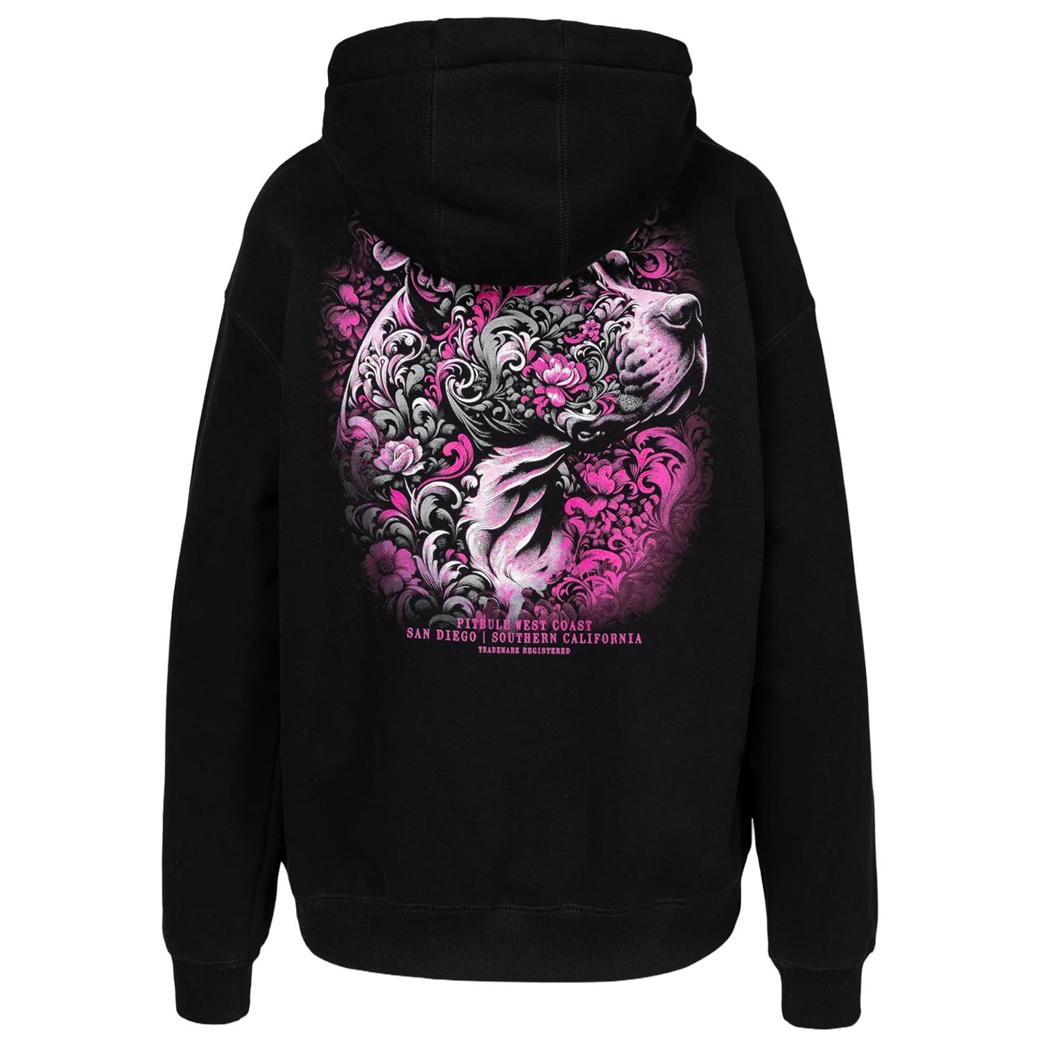 Pit Bull West Coast Hoody, Woman, Tattoo, black, XS