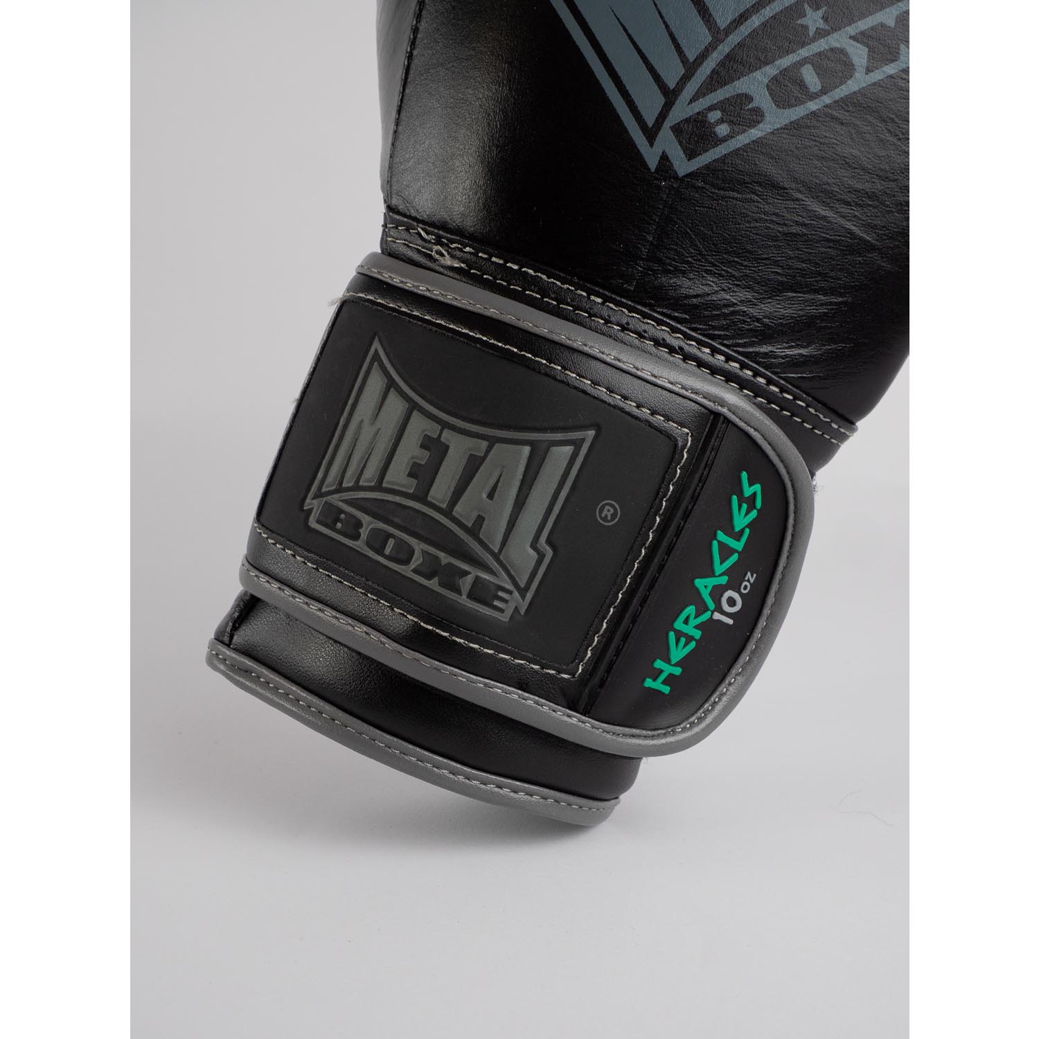Metal Boxe Boxing Gloves, Heracles, black-grey, 16 Oz