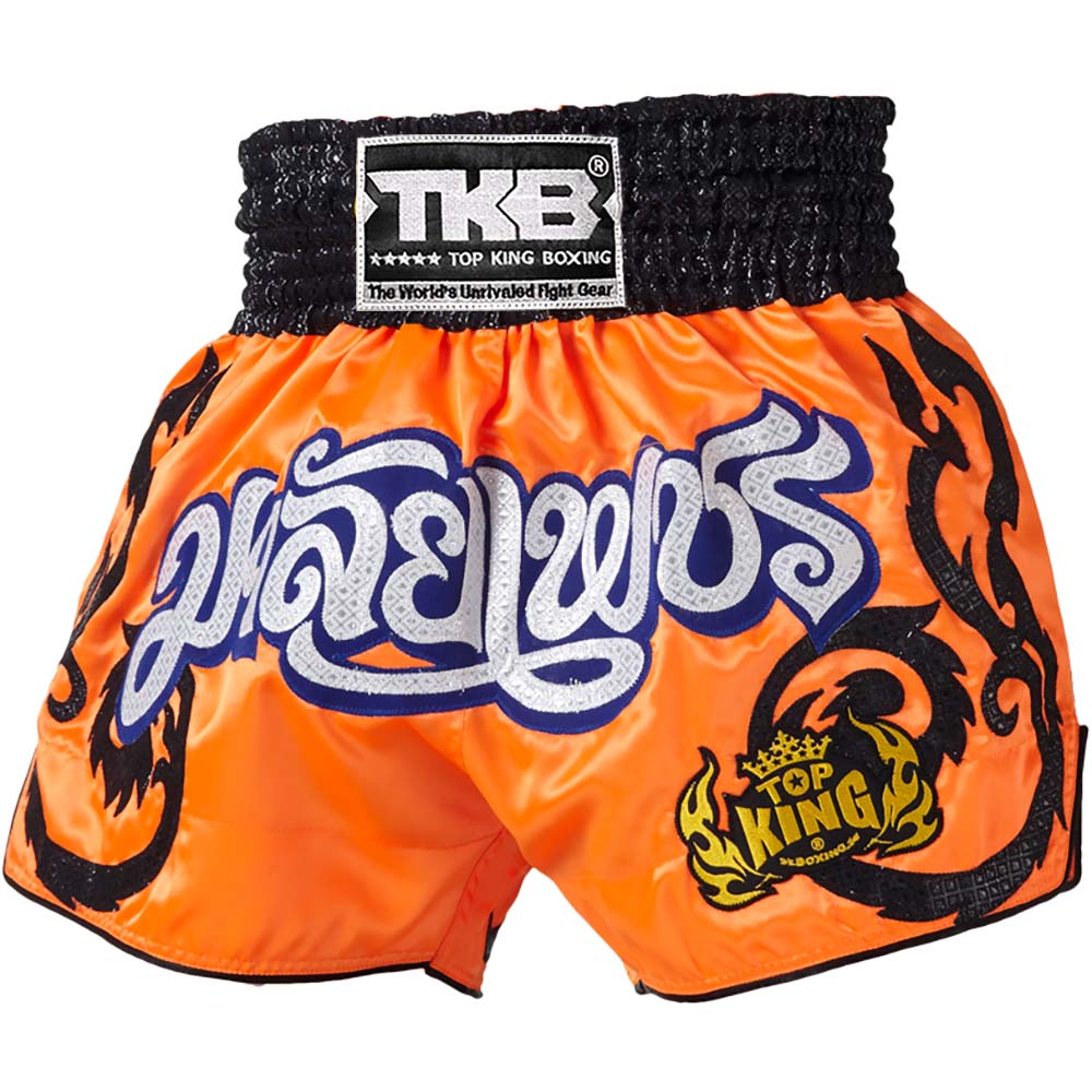 TOP KING BOXING Muay Thai Shorts, TKTBS-055, orange