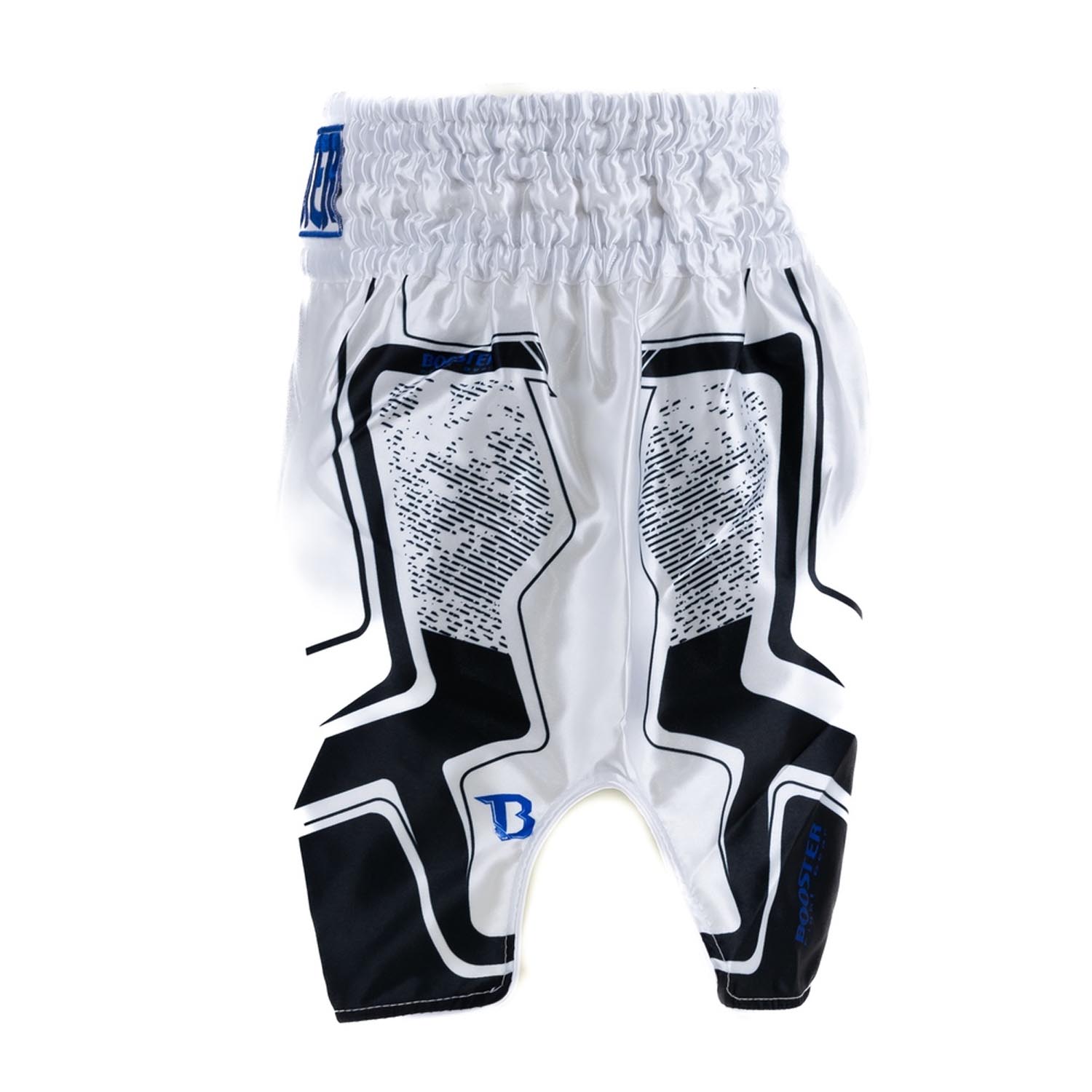 Booster Muay Thai Shorts, Ignite 3, white-black, S