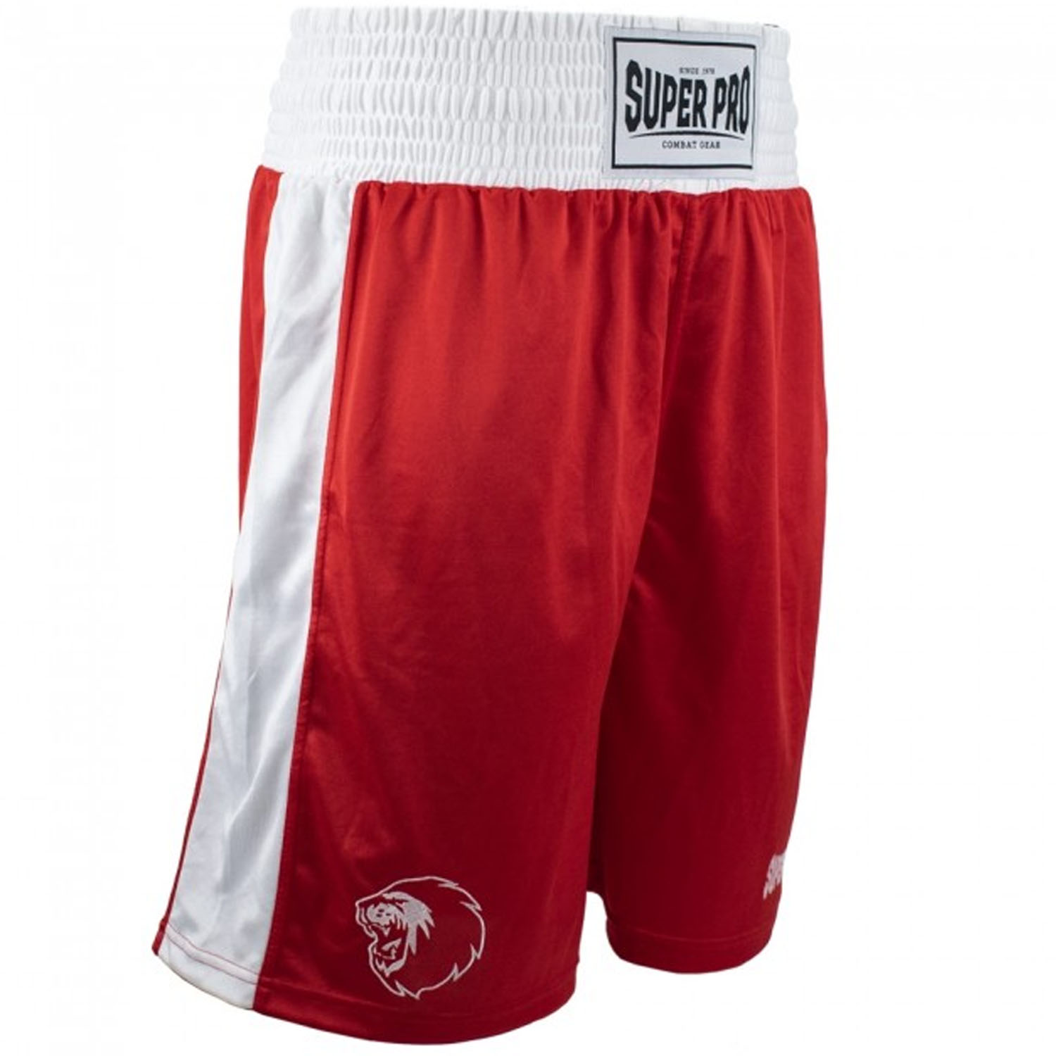 Super Pro Boxing Pants, Club, red-white, S