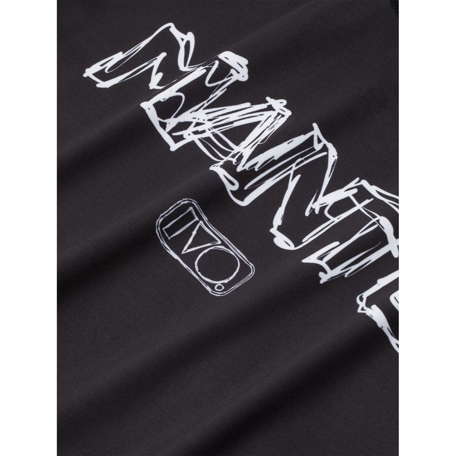 MANTO Rashguard, S/S, Ivo, black, XXL