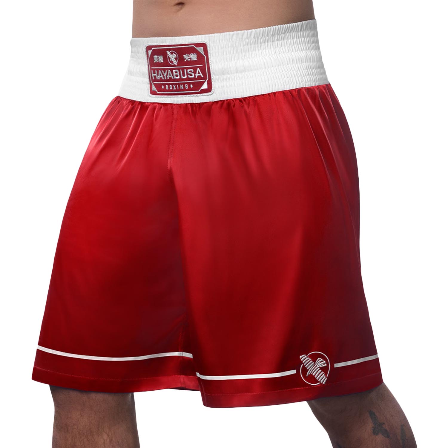 Hayabusa Boxing Shorts, Pro, red, XXL
