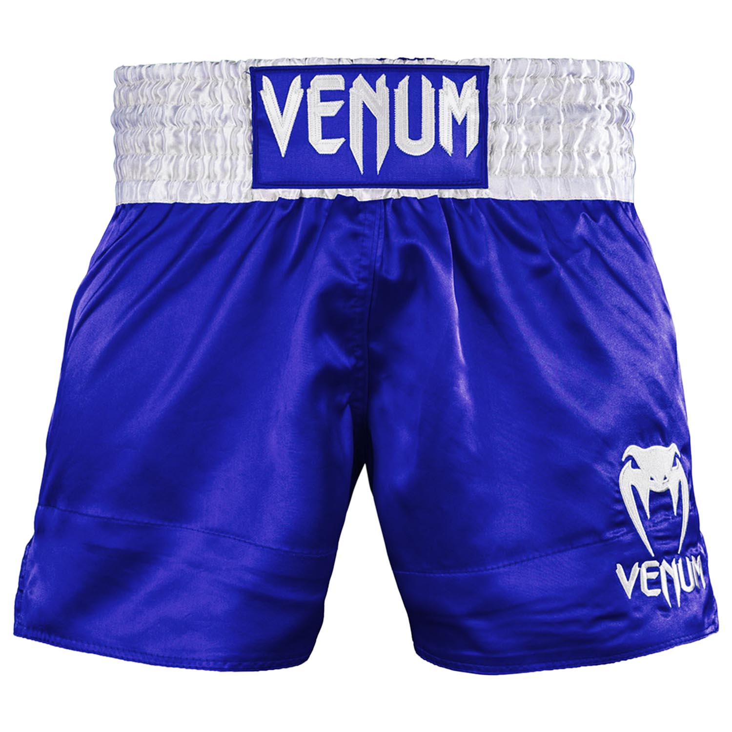 VENUM Muay Thai Shorts, Classic, blue-white, XL