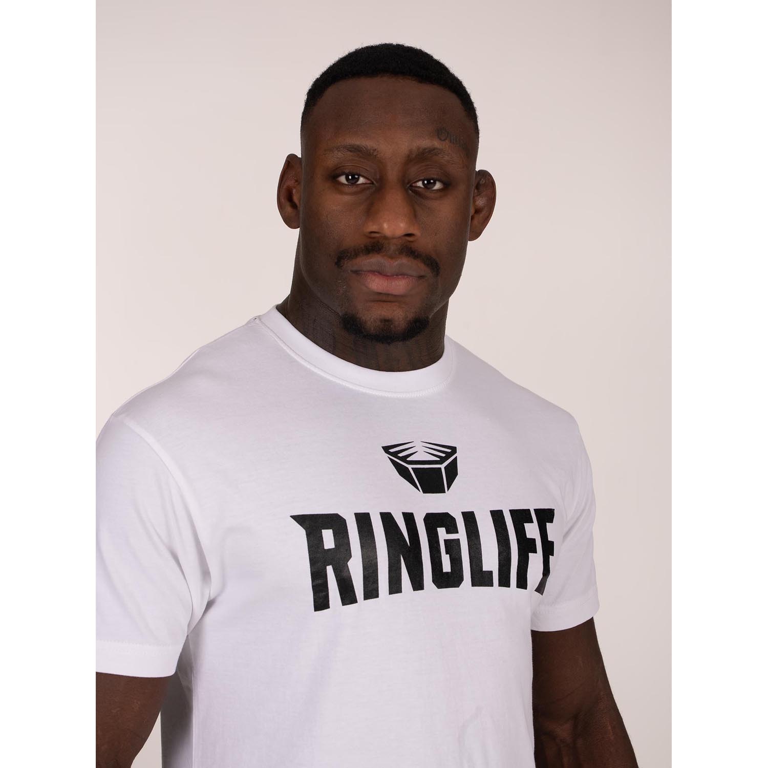 RINGLIFE T-Shirt, Logo 2.0, white-black, XXL