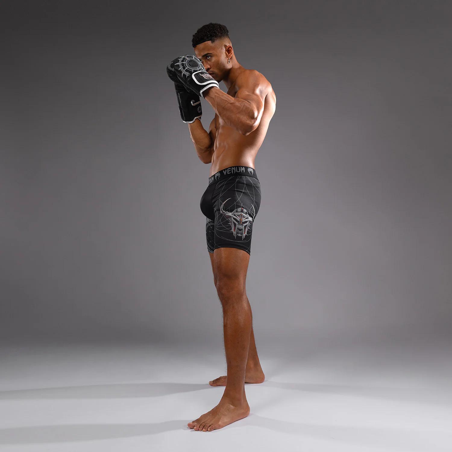 VENUM Compression Shorts, GLDTR 4.0, black-silver, XXL