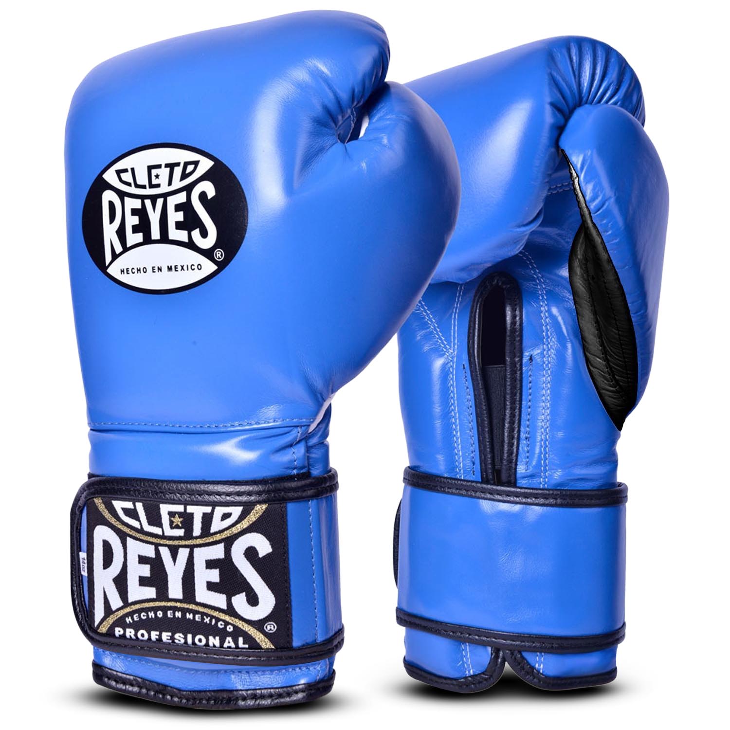 Cleto Reyes Boxing Gloves, Velcro Sparring, blue