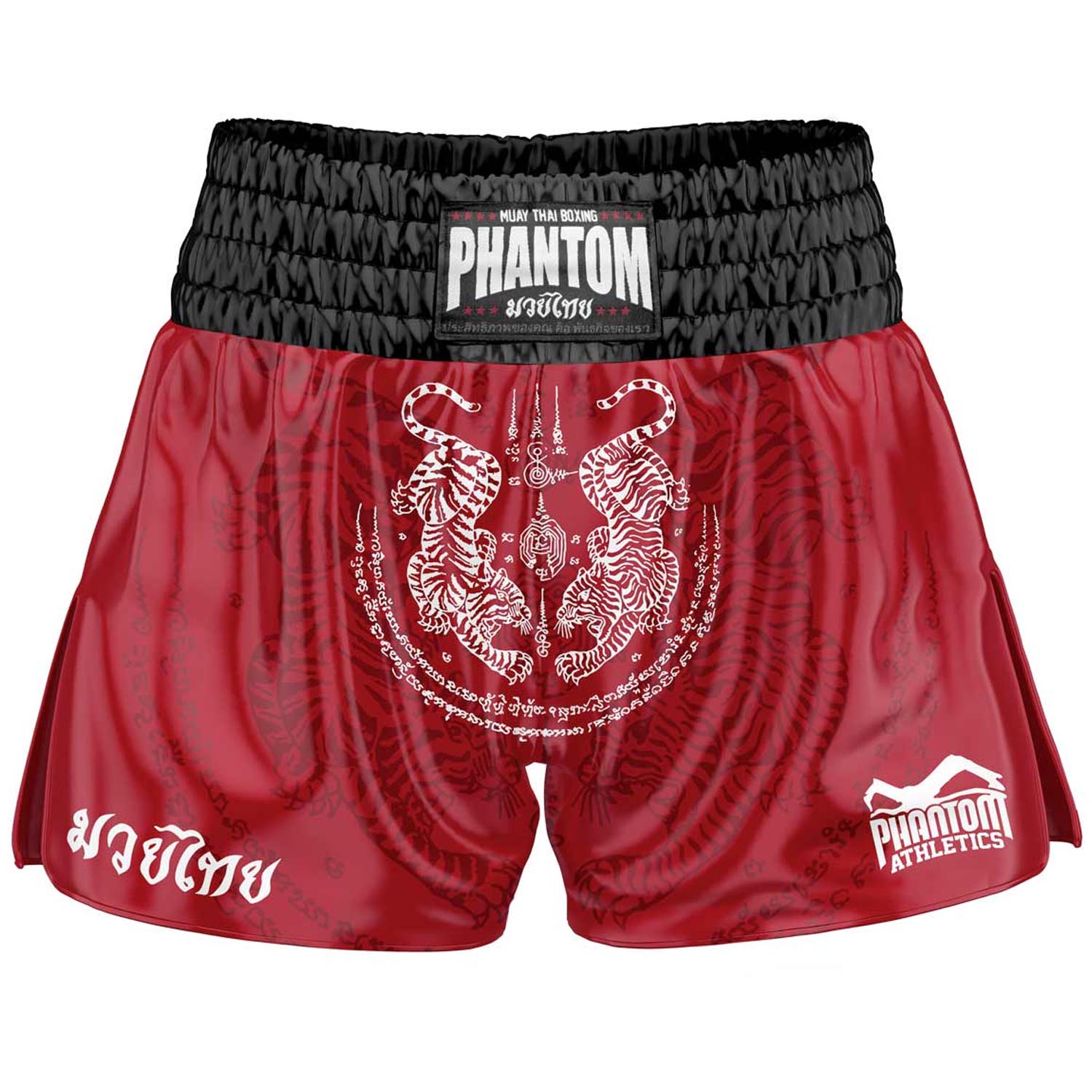 Phantom Athletics Muay Thai Shorts, Sak Yant, rot, S