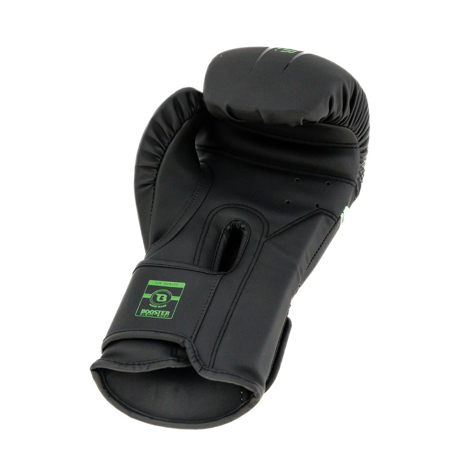 Booster Boxing Gloves, Bangkok Series 6, black-green, 16 Oz